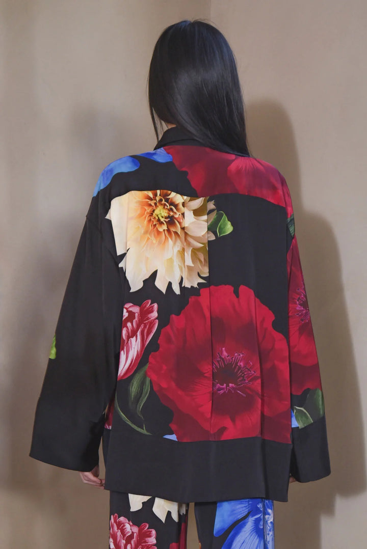 Trelise Cooper Glossy Goddess Blouse - Black Floral - Shop 9