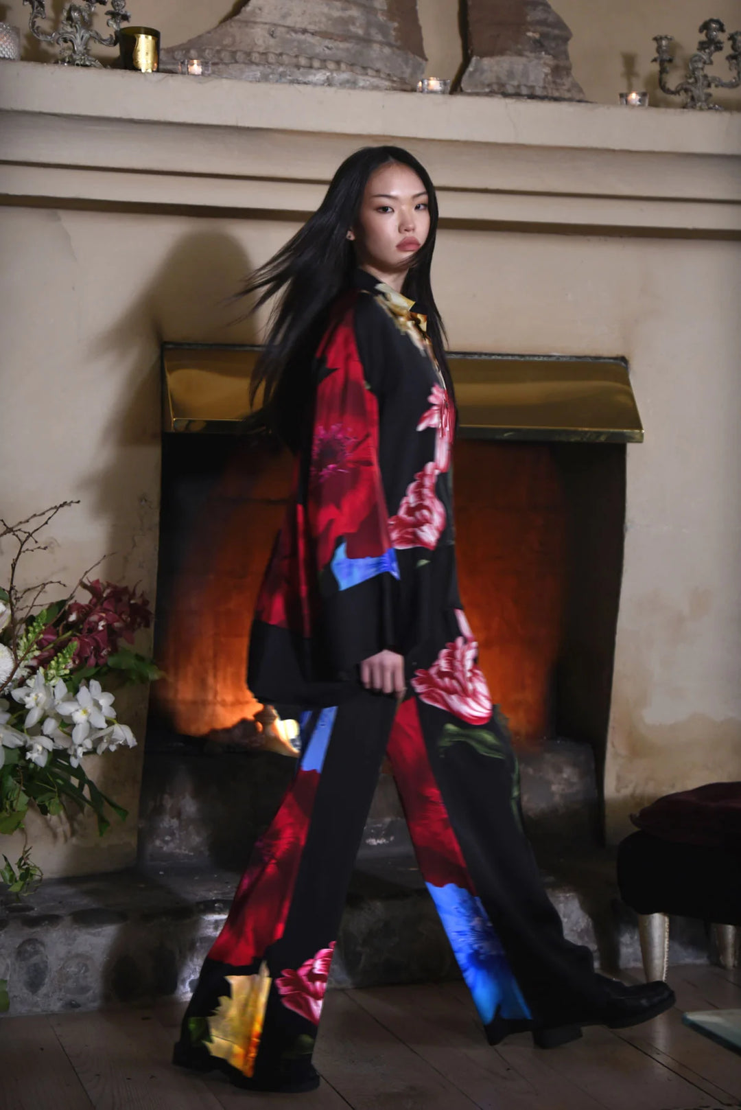 Trelise Cooper Glossy Goddess Blouse - Black Floral - Shop 9