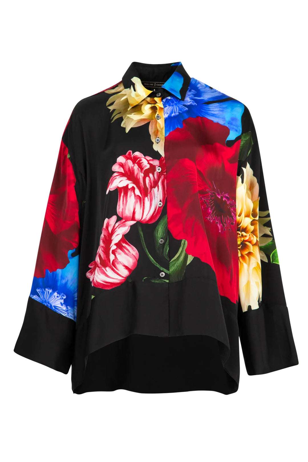 Trelise Cooper Glossy Goddess Blouse - Black Floral - Shop 9
