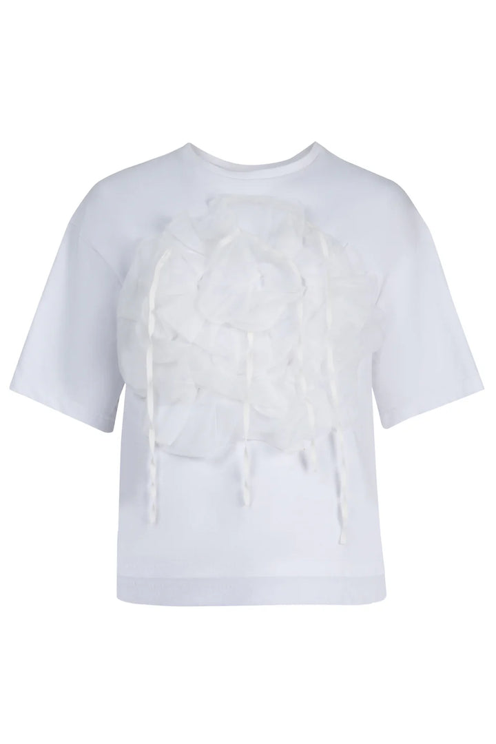 Trelise Cooper My Heart Rose On T-Shirt - White