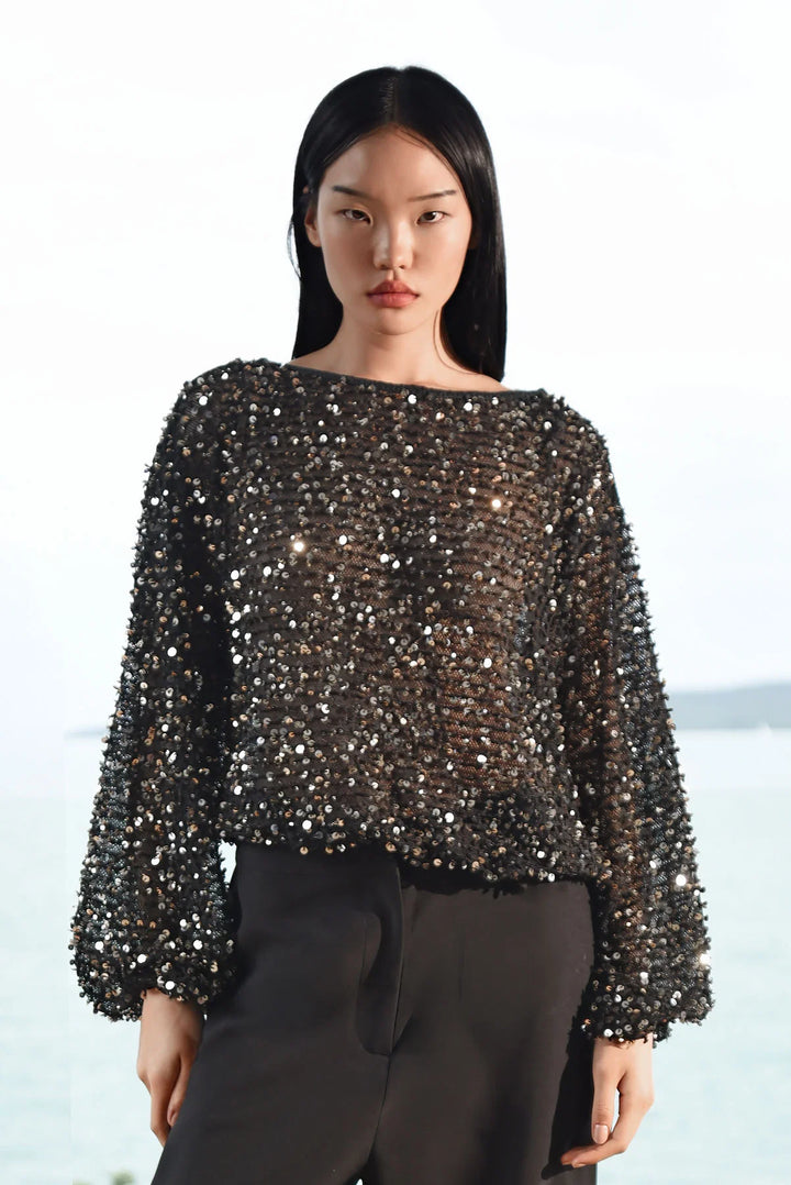 Trelise Cooper Shimmy &amp; Shine Top - Black