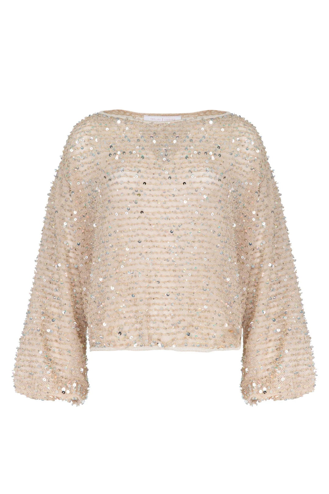 Trelise Cooper Shimmy &amp; Shine Top - White/Silver