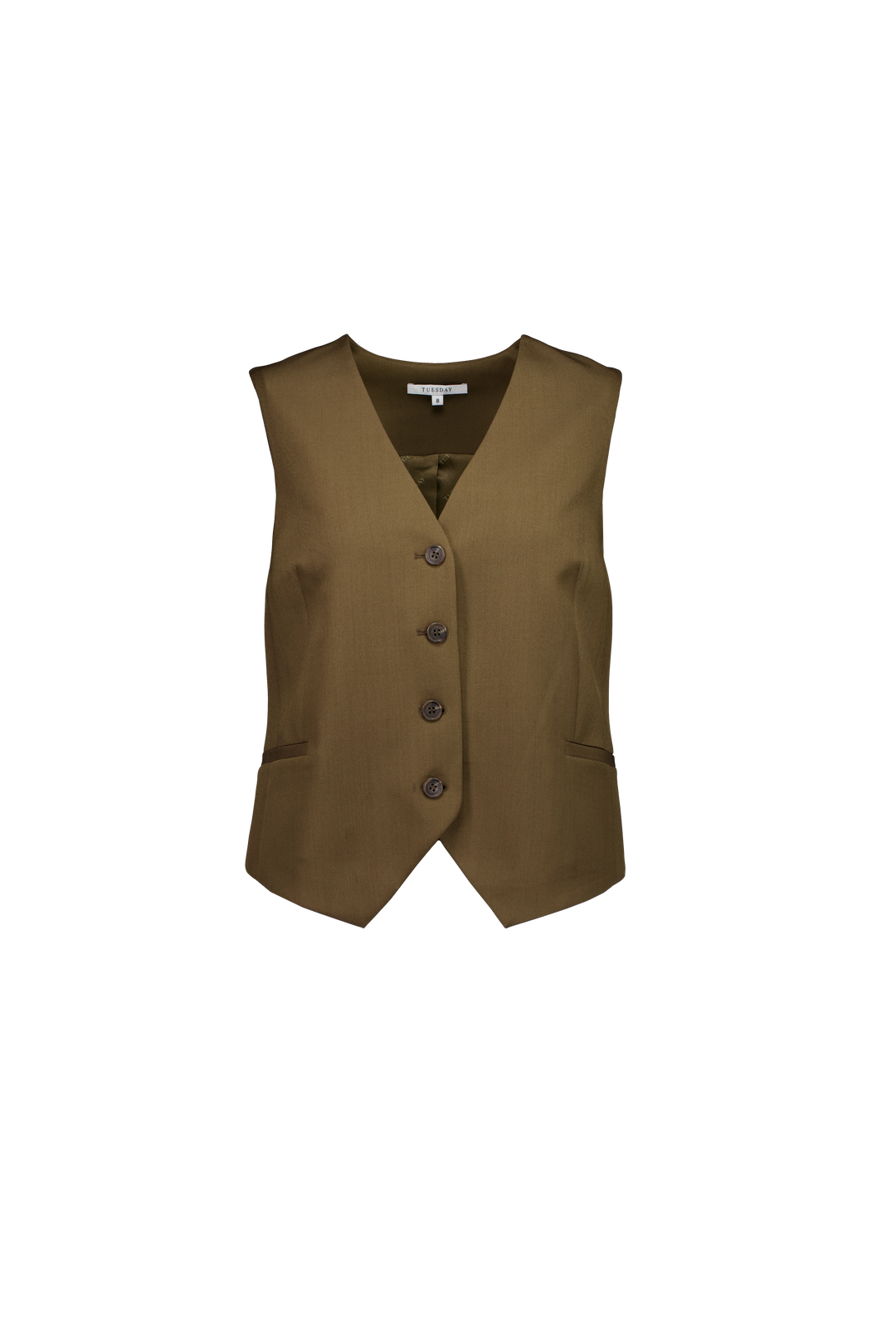 Tuesday Label Action Vest - Bitter Chocolate - Shop 9