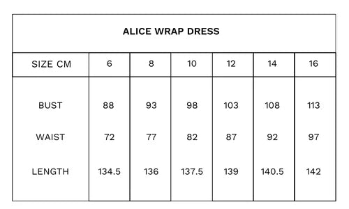 Tuesday Label Alice Wrap Dress - Cloud Floral