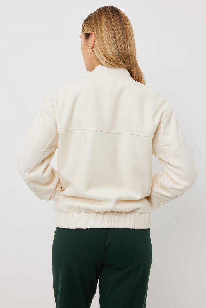 Tuesday Label Anderson Bomber - Ivory Wool - Shop 9