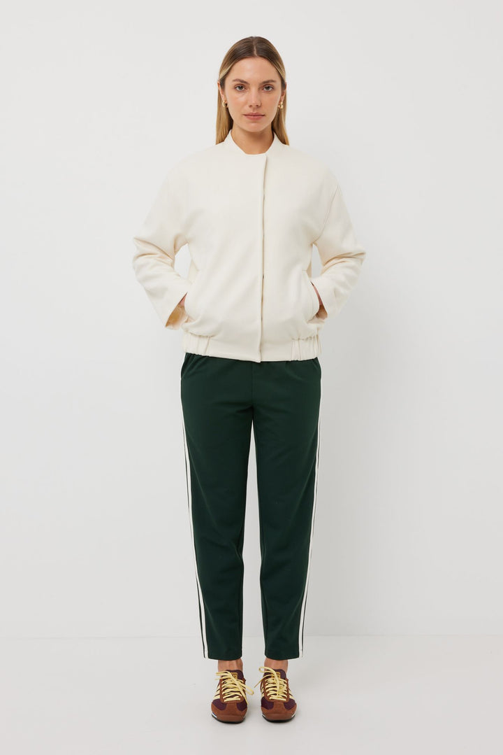 Tuesday Label Anderson Bomber - Ivory Wool - Shop 9