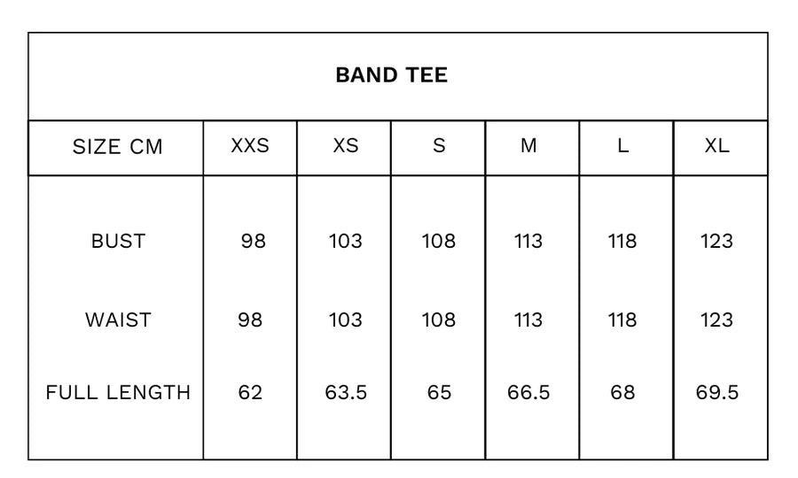 Tuesday Label Band Tee - White - Shop 9