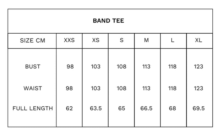 Tuesday Label Band Tee - White - Shop 9