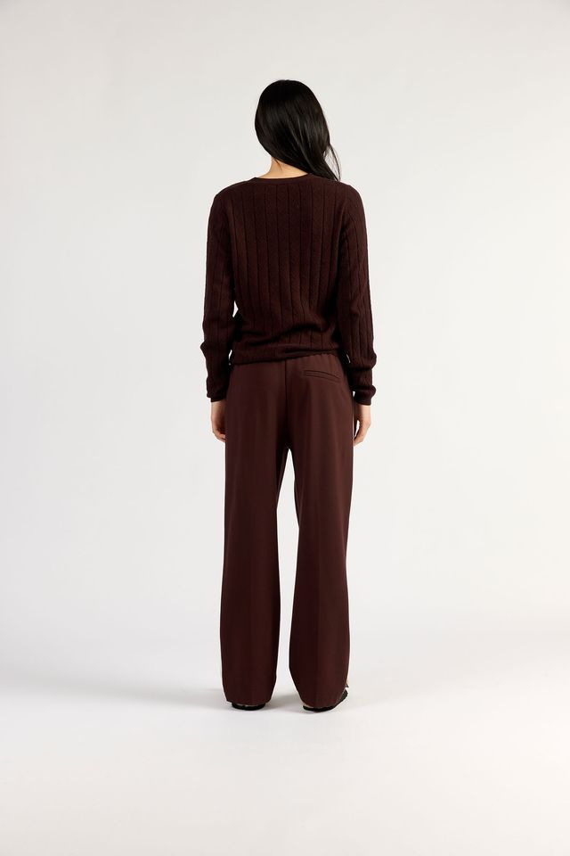Tuesday Label Bobbie Pants 2.0 - Dark Choc - Shop 9