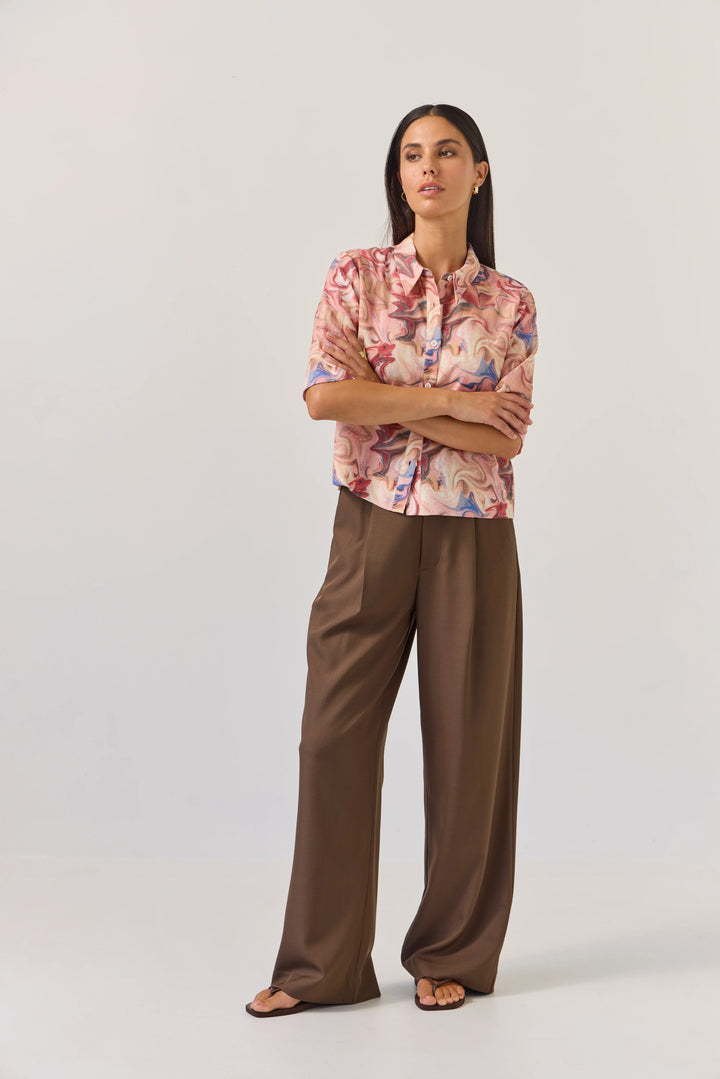 Tuesday Label Boyfriend Pant - Bitter Chocolate - Shop 9