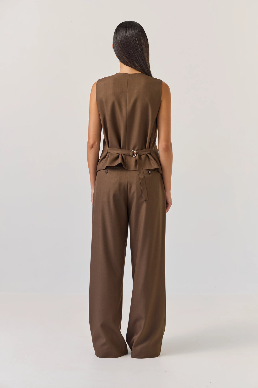 Tuesday Label Boyfriend Pant - Bitter Chocolate - Shop 9