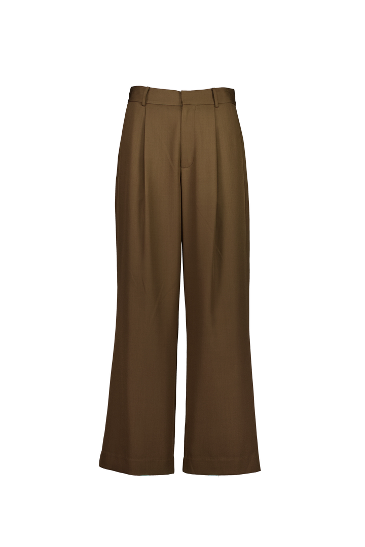 Tuesday Label Boyfriend Pant - Bitter Chocolate - Shop 9