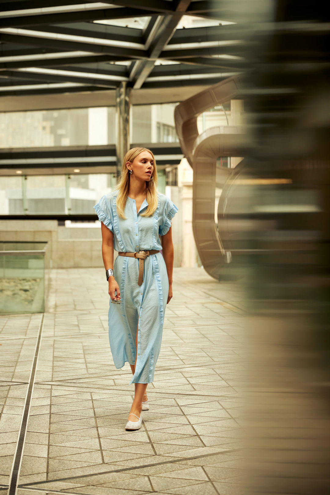 Tuesday Label Chemena Dress - Icy Blue - Shop 9