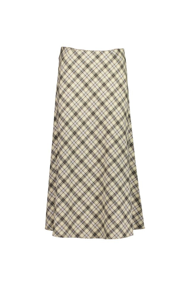 Tuesday Label Fluid Skirt - Soft Plaid - Shop 9