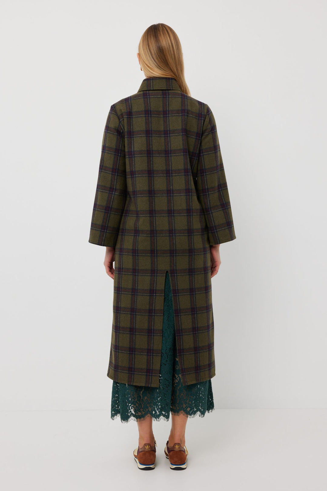 Tuesday Label Kamali Coat - Rainforest Check - Shop 9