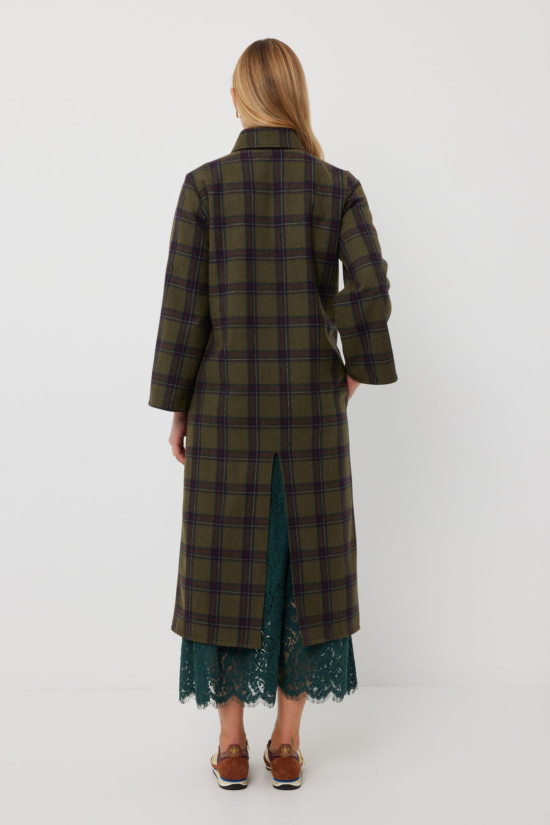Tuesday Label Kamali Coat - Rainforest Check - Shop 9