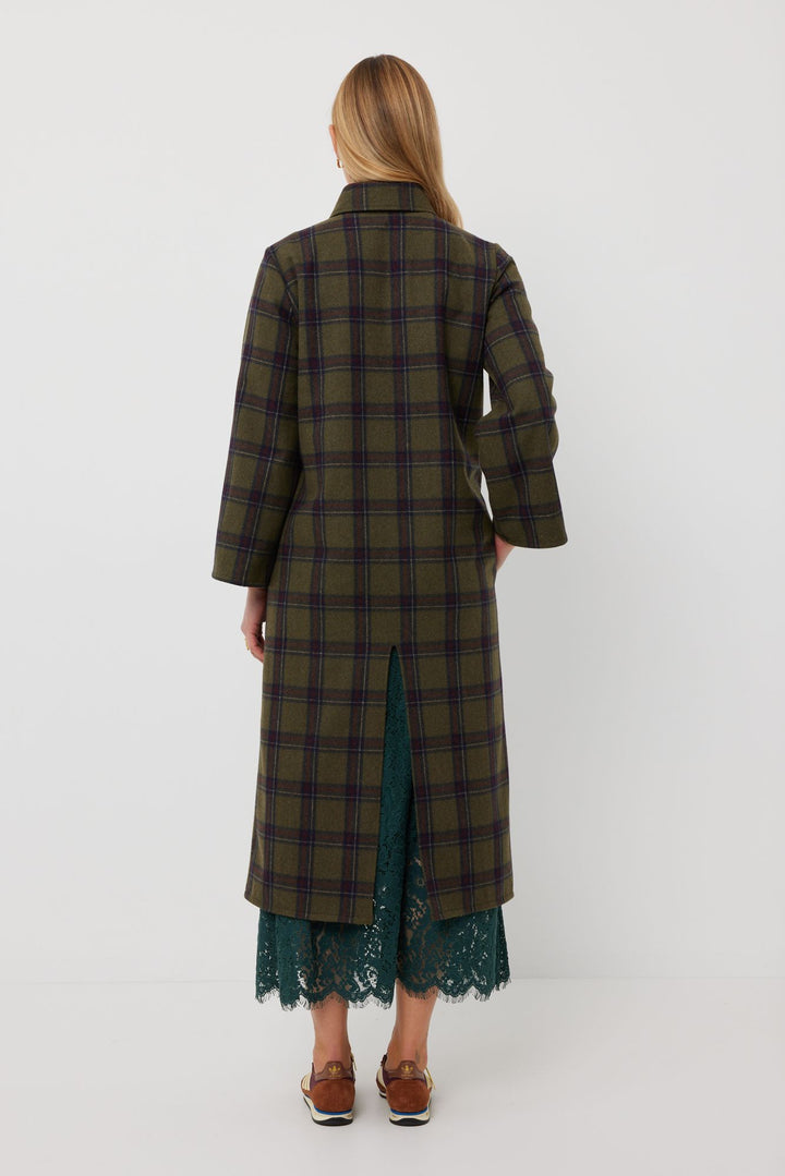 Tuesday Label Kamali Coat - Rainforest Check - Shop 9