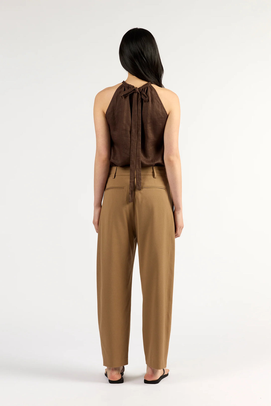 Tuesday Label Utility Pants - Dark Tan - Shop 9