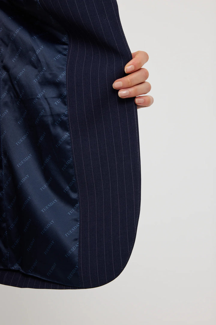 Tuesday Paris Blazer Baritone Stripe - Shop 9