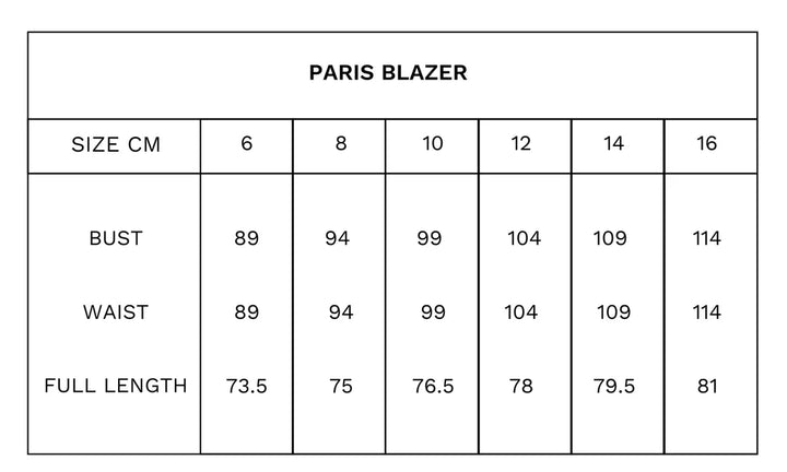 Tuesday Paris Blazer Baritone Stripe - Shop 9
