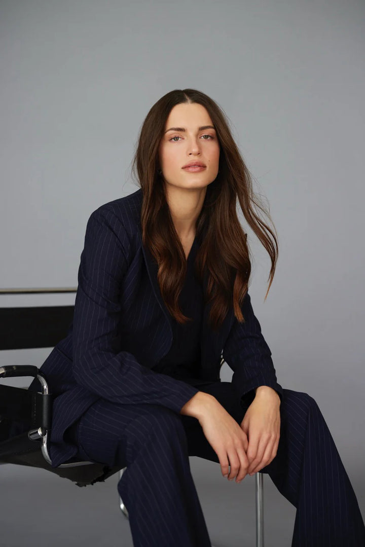Tuesday Paris Blazer Baritone Stripe - Shop 9