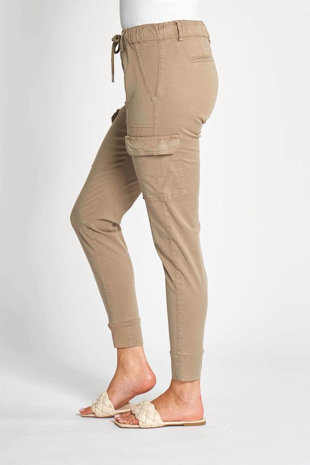 Zhrill Daisey Pant - Taupe - Shop 9