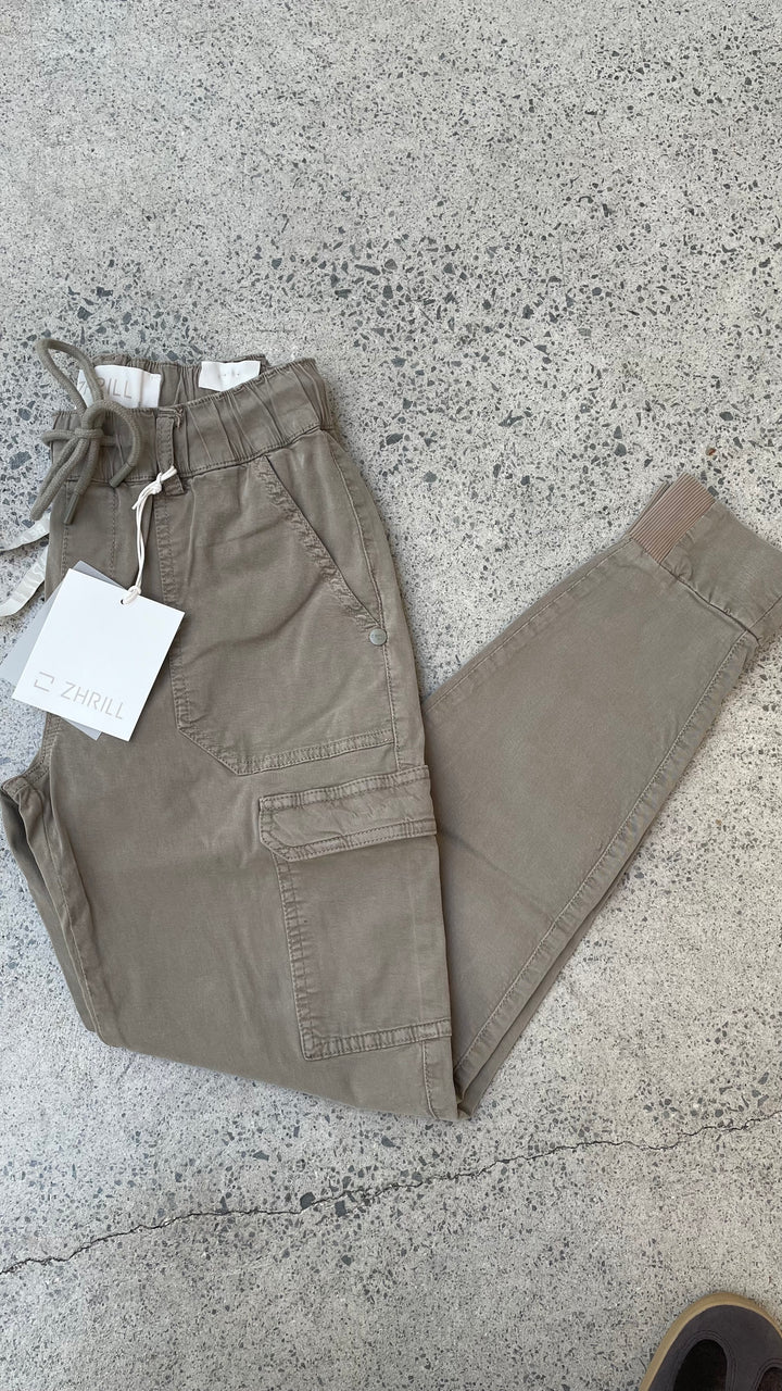 Zhrill Daisey Pant - Taupe - Shop 9