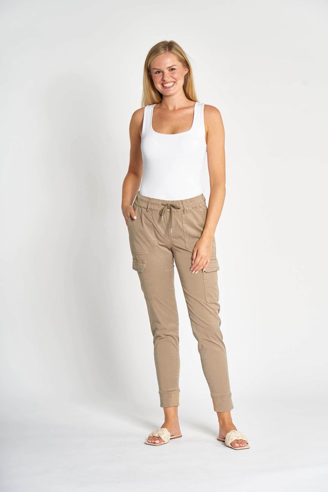 Zhrill Daisey Pant - Taupe - Shop 9