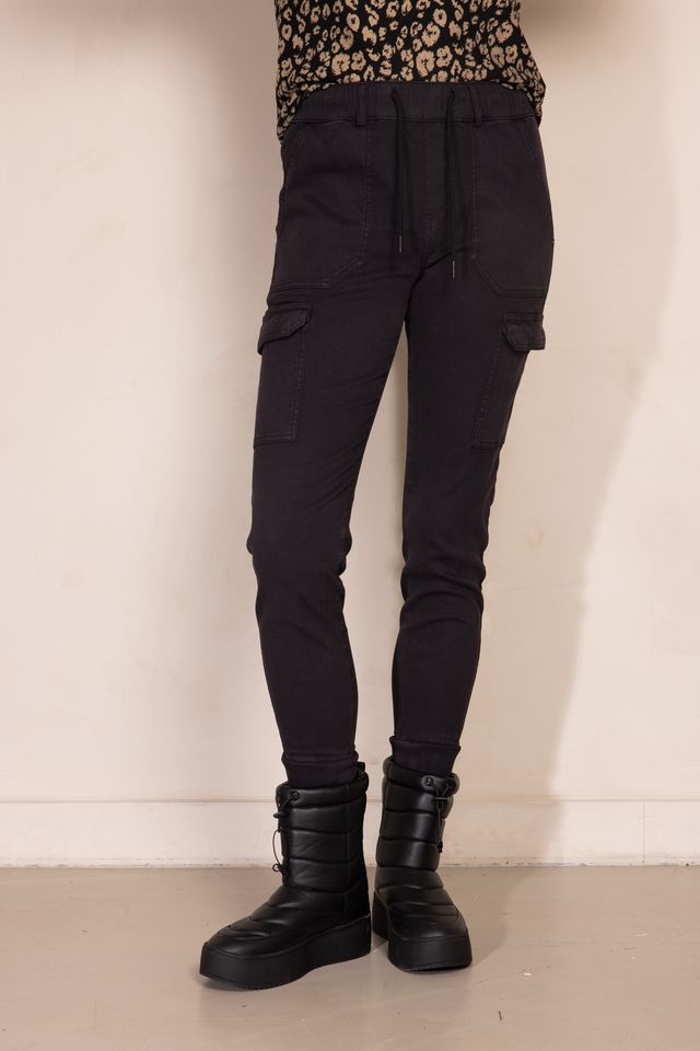 Zhrill Daisey Striped Pant - Black - Shop 9