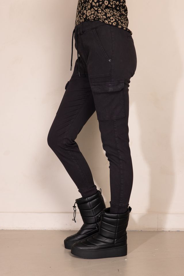 Zhrill Daisey Striped Pant - Black - Shop 9