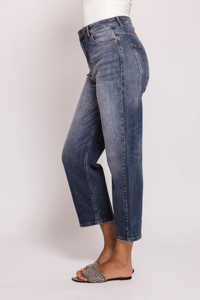 Zhrill Iza Straight Fit Jeans - Blue