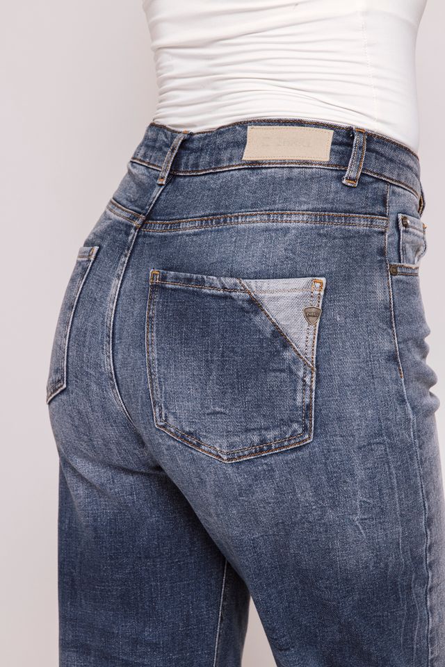 Zhrill Iza Straight Fit Jeans - Blue