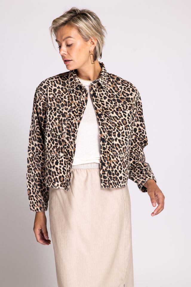 Zhrill Louie Jacket - Sand Leopard - Shop 9