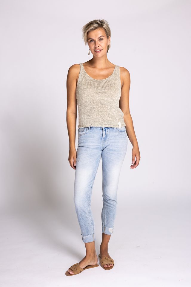 Zhrill Narala Tank - Mud - Shop 9