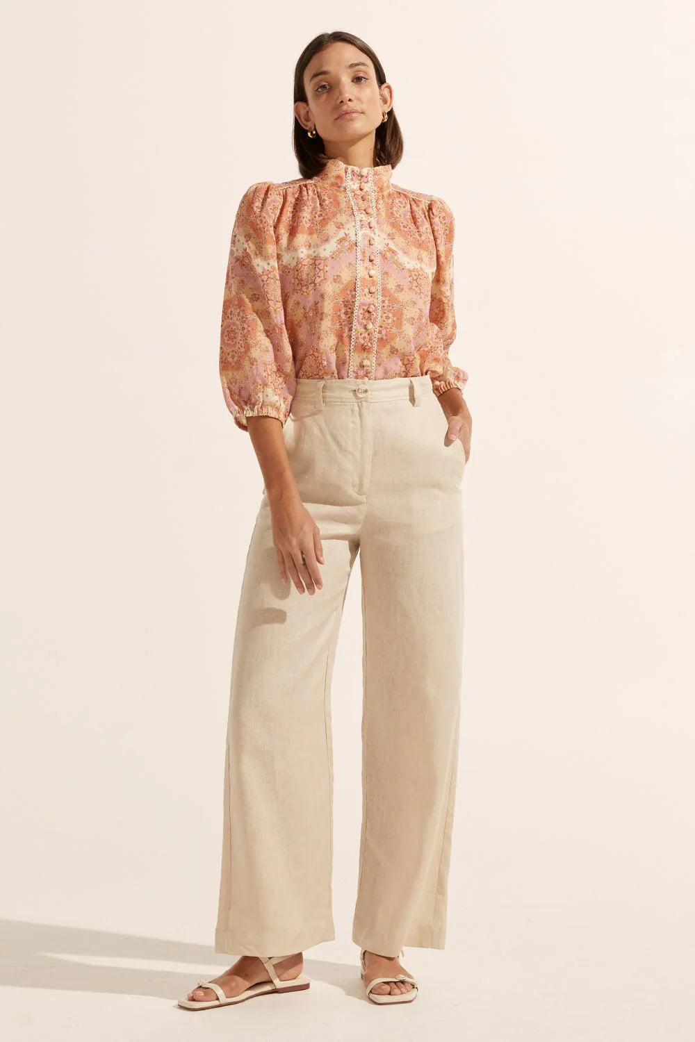Zoe Kratzmann Herald Pant - Pebble (Pre-Order) - Shop 9
