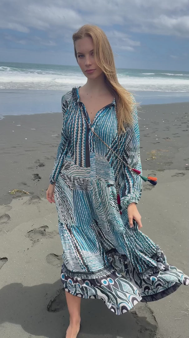 Cooper Power Puff Girl Dress - Blue