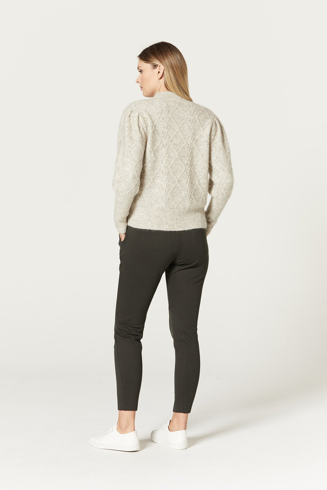 Cable Queenie Jumper - Oatmeal - Shop 9