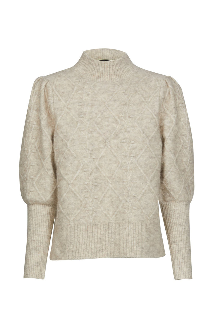 Cable Queenie Jumper - Oatmeal - Shop 9