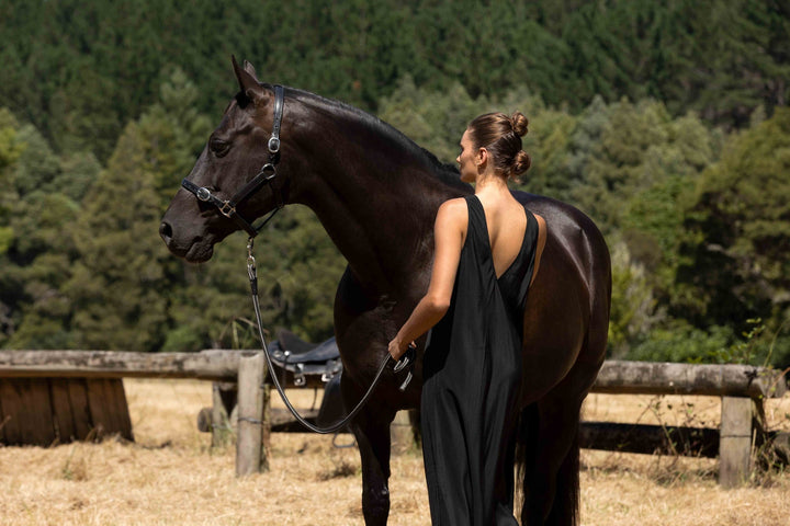 Knuefermann Zulu Dress - Silk Black - Shop 9