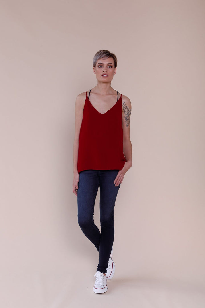 Loaf &amp; Coco Shae Cami - Red - Shop 9