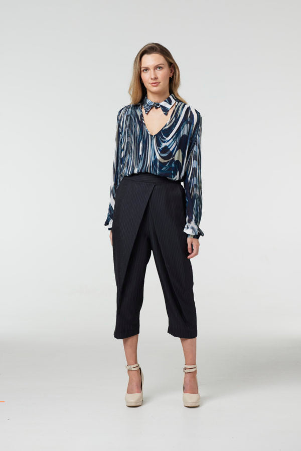 Obi Origami Pinstripe Pant - Shop 9