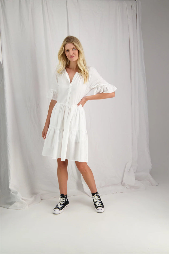 Tuesday Label Holiday Dress - White - Shop 9